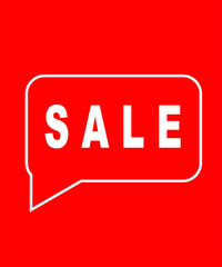 red sale bubble