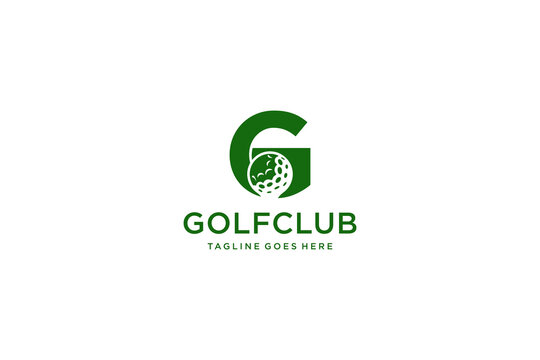 Letter G for Golf logo design vector template, Vector label of golf, Logo of golf championship, illustration, Creative icon, design concept