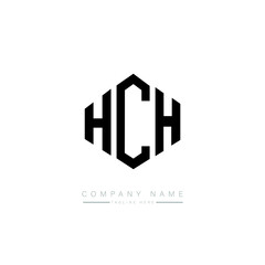 HCH letter logo design with polygon shape. HCH polygon logo monogram. HCH cube logo design. HCH hexagon vector logo template white and black colors. HCH monogram. HCH business and real estate logo. 