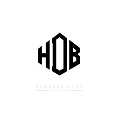 HDB letter logo design with polygon shape. HDB polygon logo monogram. HDB cube logo design. HDB hexagon vector logo template white and black colors. HDB monogram. HDB business and real estate logo. 