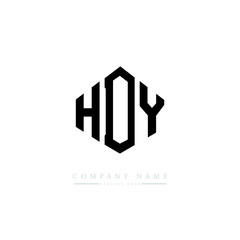 HDY letter logo design with polygon shape. HDY polygon logo monogram. HDY cube logo design. HDY hexagon vector logo template white and black colors. HDY monogram. HDY business and real estate logo.  