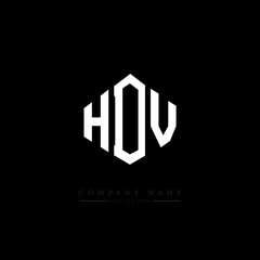 HDV letter logo design with polygon shape. HDV polygon logo monogram. HDV cube logo design. HDV hexagon vector logo template white and black colors. HDV monogram. HDV business and real estate logo. 