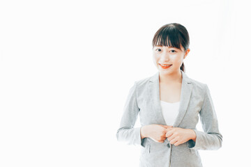 笑顔のビジネスウーマン