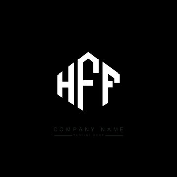 HFF letter logo design with polygon shape. HFF polygon logo monogram. HFF cube logo design. HFF hexagon vector logo template white and black colors. HFF monogram. HFF business and real estate logo. 