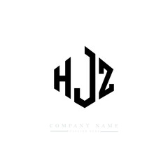 HJZ letter logo design with polygon shape. HJZ polygon logo monogram. HJZ cube logo design. HJZ hexagon vector logo template white and black colors. HJZ monogram. HJZ business and real estate logo. 