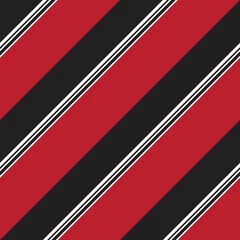 Behang Red diagonal striped seamless pattern background © Siu-Hong Mok