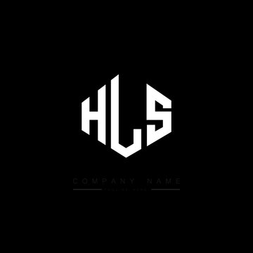 HLS letter logo design with polygon shape. HLS polygon logo monogram. HLS cube logo design. HLS hexagon vector logo template white and black colors. HLS monogram. HLS business and real estate logo. 