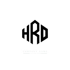 HRO letter logo design with polygon shape. HRO polygon logo monogram. HRO cube logo design. HRO hexagon vector logo template white and black colors. HRO monogram. HRO business and real estate logo. 