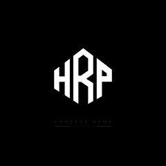 HRP letter logo design with polygon shape. HRP polygon logo monogram. HRP cube logo design. HRP hexagon vector logo template white and black colors. HRP monogram. HRP business and real estate logo. 