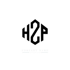 HZP letter logo design with polygon shape. HZP polygon logo monogram. HZP cube logo design. HZP hexagon vector logo template white and black colors. HZP monogram. HZP business and real estate logo. 