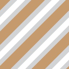 Brown Taupe diagonal striped seamless pattern background