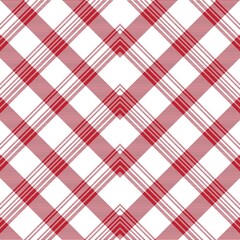 Red Chevron Plaid Tartan textured Seamless Pattern Design