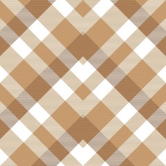 Brown Chevron Plaid Tartan textured Pattern Design