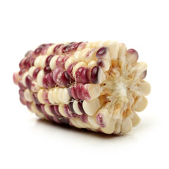 Corn on a white background 