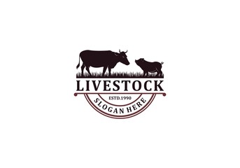 livestock logo in white background