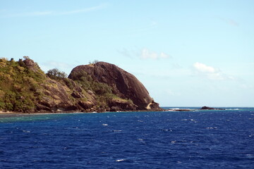 Rugged island in Fiji