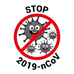Vector illustration corona virus infection. 2019-nvoc virus.corona virus microbe. corona virus danger, corona cell. disense outbreak