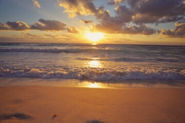 sunrise on the beach
