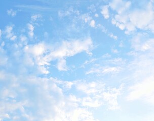 blue sky with clouds