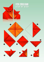 Fox Origami Instructions