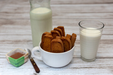 cookies y leche con chocolate!!!