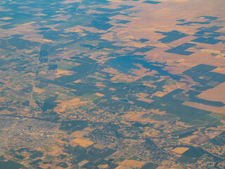 Aerial view of the Oakdale city