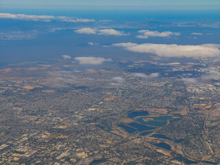 Aerial view of the Fremont city