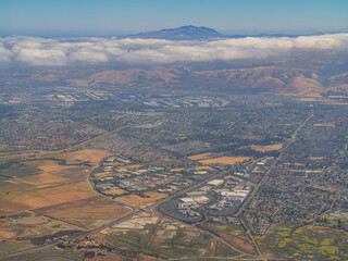 Aerial view of the Newark city