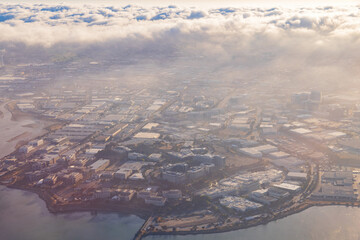 Aerial view of the South San Francisco area