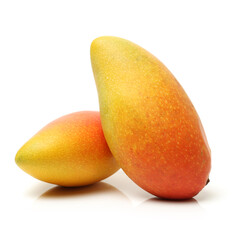 Mango on white background