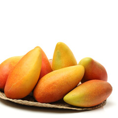 Mango on white background