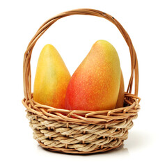 Mango on white background