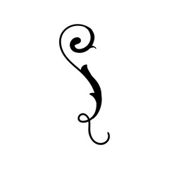 Decoration line icon design template vector isolated illustration