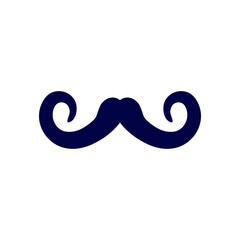 Mustache icon design template vector isolated illustration