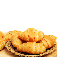 croissant on a white background