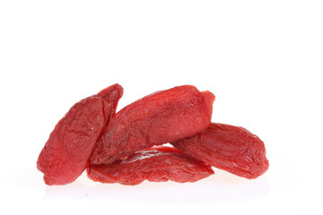 Dry wolfberry isolated in the background