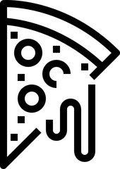 pizza outline icon