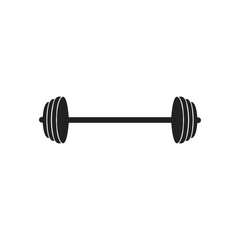 Barbell icon design template vector isolated