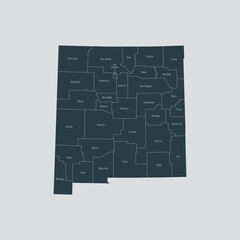 map of New Mexico