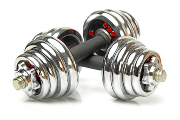 dumbbell isolated on white background