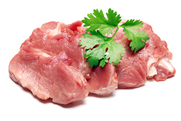 Pork Tenderloin on the white background