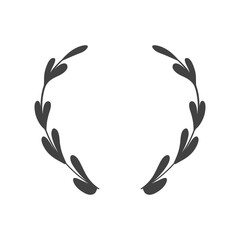 Obraz premium Wheat icon design template vector isolated