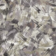 Seamless random faux digital paint stroke pattern print. High quality illustration. Procedural painting with realistic brush strokes in bright trendy colors. Abstract art for surface design and print.