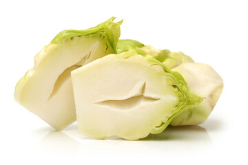 Brussels mustard on white background