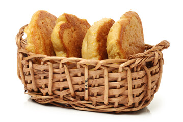 Chinese Cake on white background 