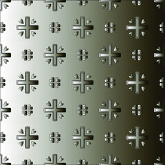 
Pattern with a black-and-white gradient . Abstract metallic background