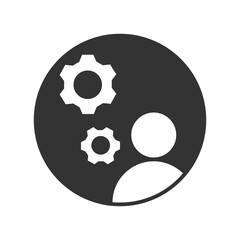 Setting , Users solid icon.