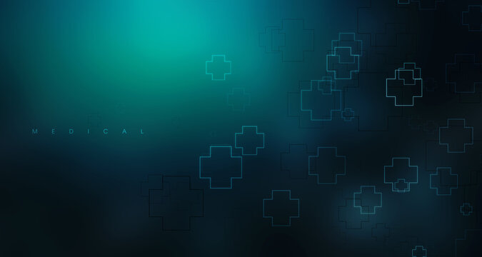 2d illustration of medical abstract background