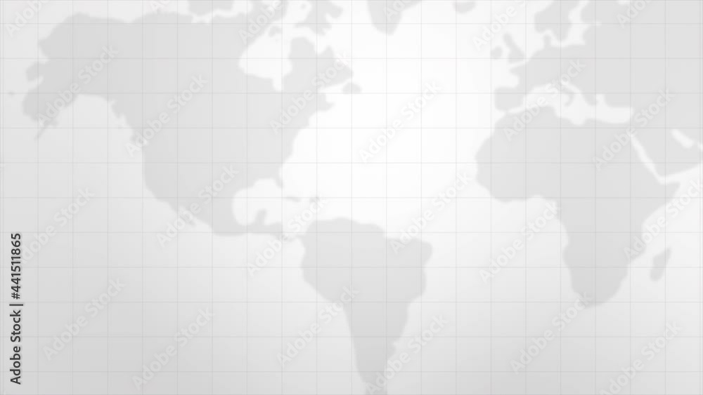 Aufkleber abstract background moving blurred world map with grid for cyber and futuristic concept, with copysp