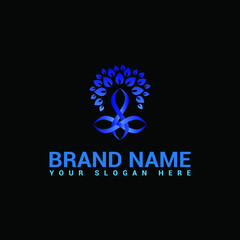 Health logo,Yoga logo,Natural logo 